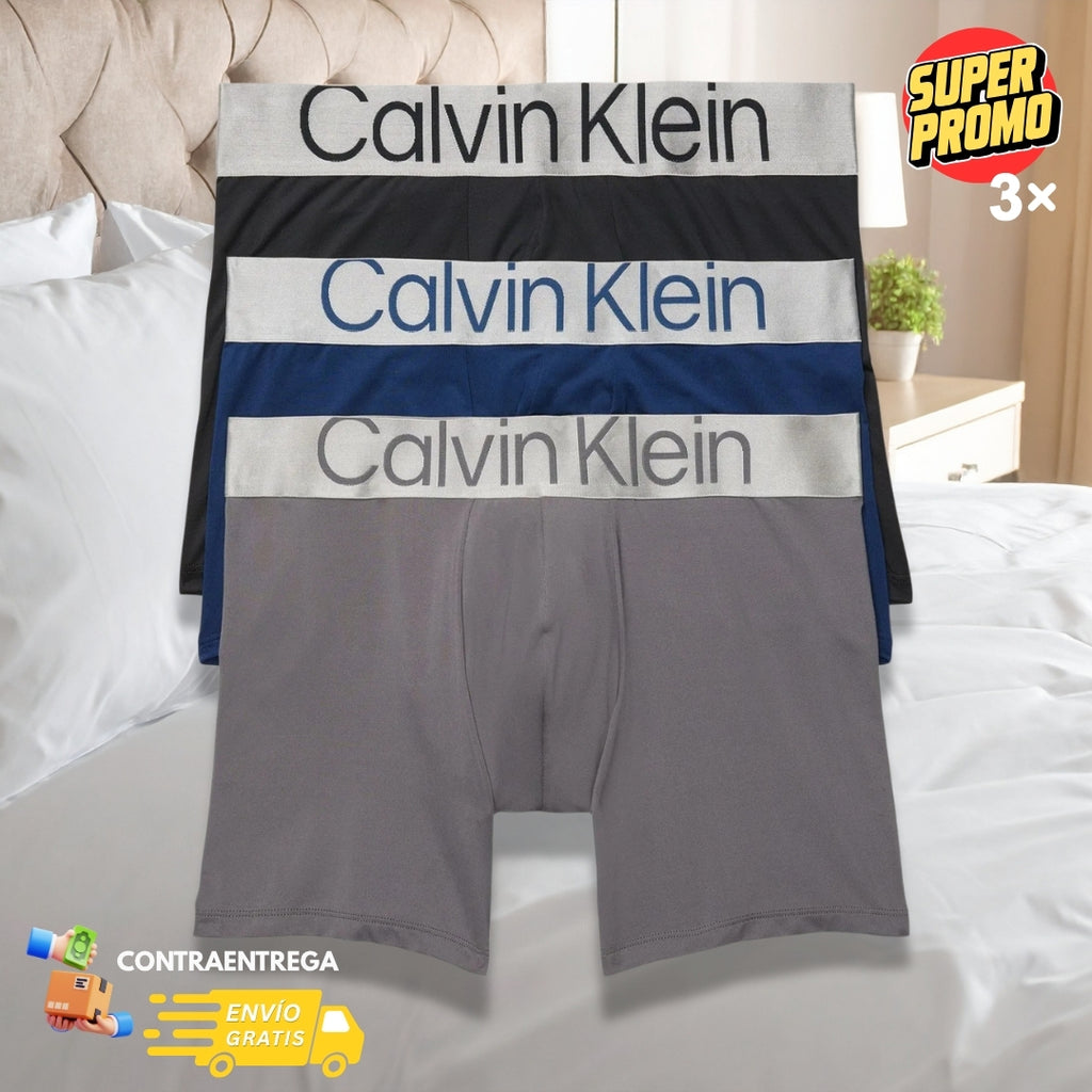 Pack De 3 Boxer Largo PREMIUM Calvin Klein - PROMOCIÓN